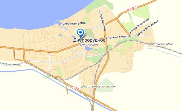 Алчевск на карте