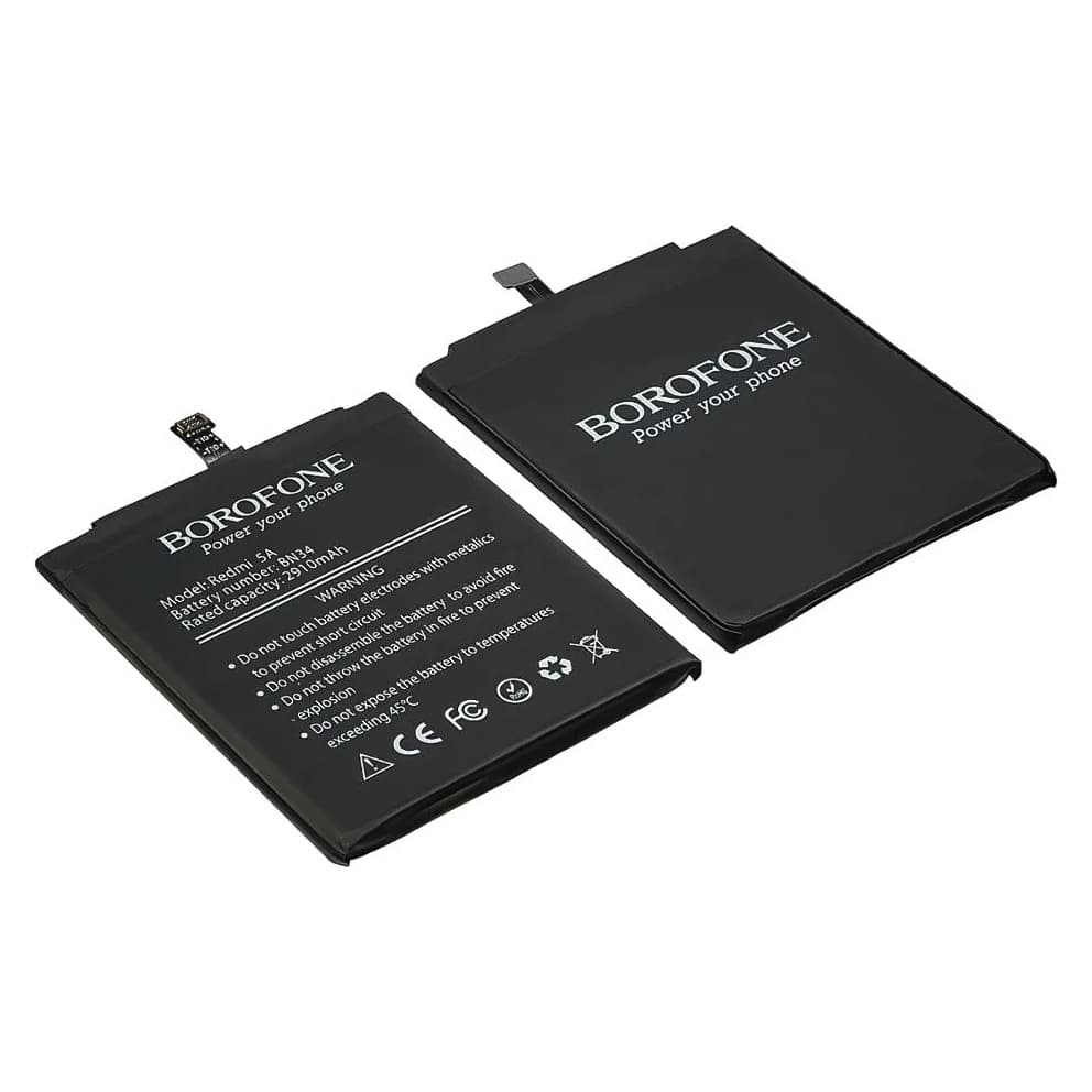 Аккумулятор Xiaomi Redmi 5A, MCG3B, MCI3B, BN34, Borofone | 3-12 мес. гарантии | АКБ, батарея