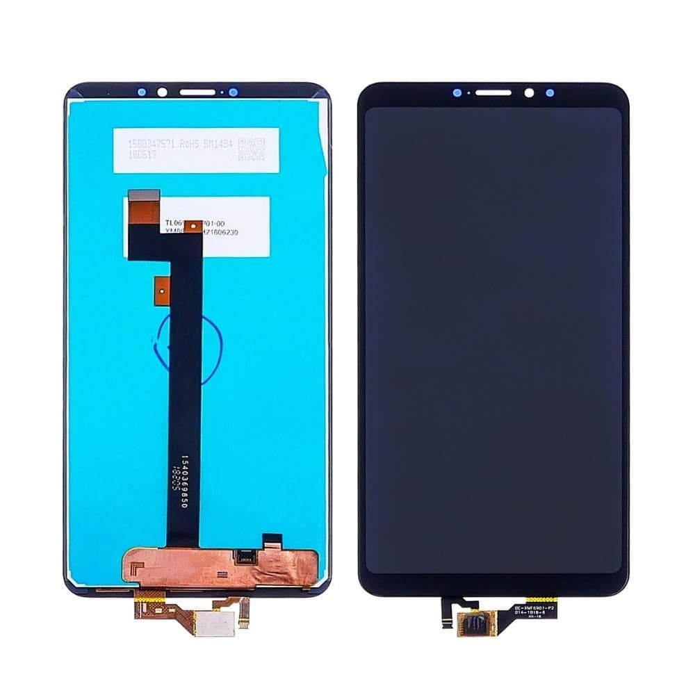 Дисплей Xiaomi Mi Max 3, M1804E4A, чорний | з тачскріном | Original (PRC) | дисплейный модуль, экран