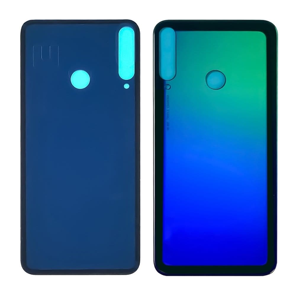 Задняя крышка Huawei P40 Lite E, ART-L29, ART-L29N, синяя, голубая, Aurora Blue, Original (PRC) | корпус, панель аккумулятора, АКБ, батареи