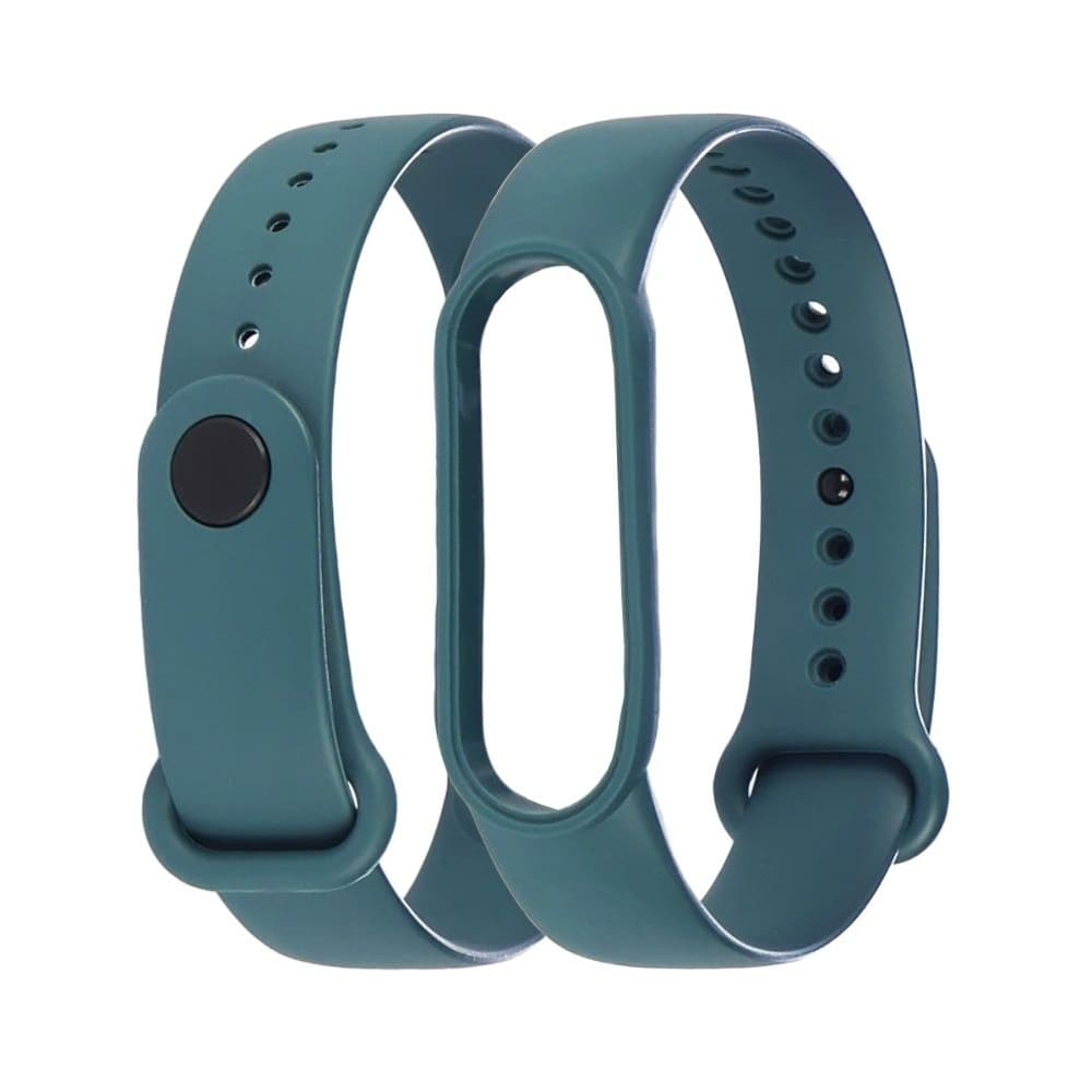 Ремешок Xiaomi Mi Band 5, Mi Band 6, силиконовый, бирюзовый