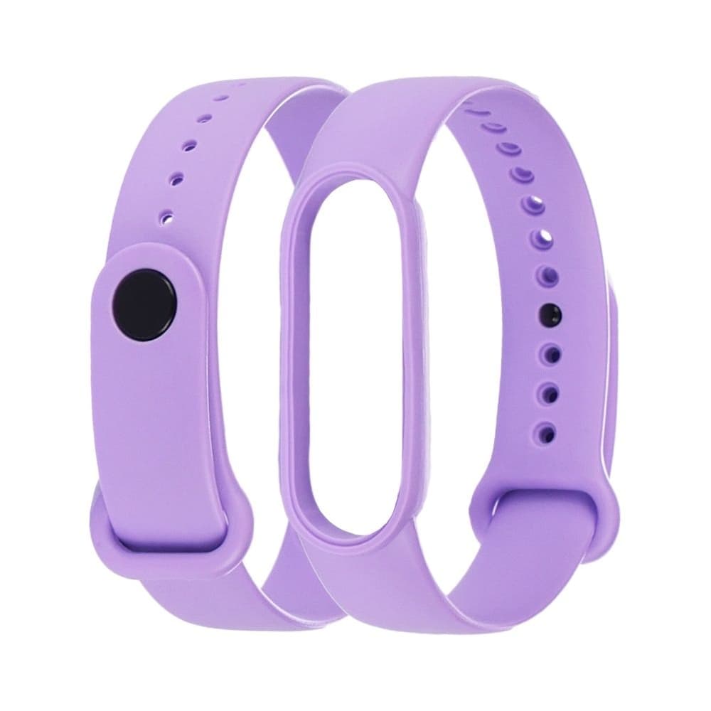 Ремешок Xiaomi Mi Band 5, Mi Band 6, силиконовый, лавандовый