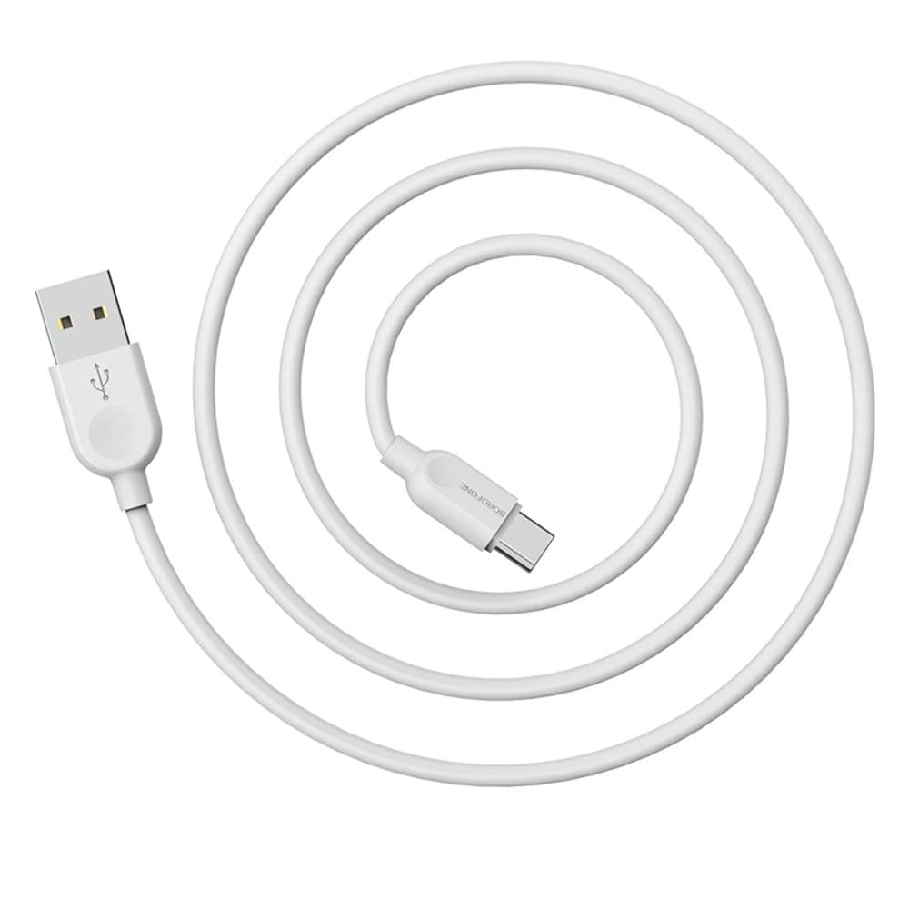 USB-кабель Borofone BX14, Type-C, 200 см, білий