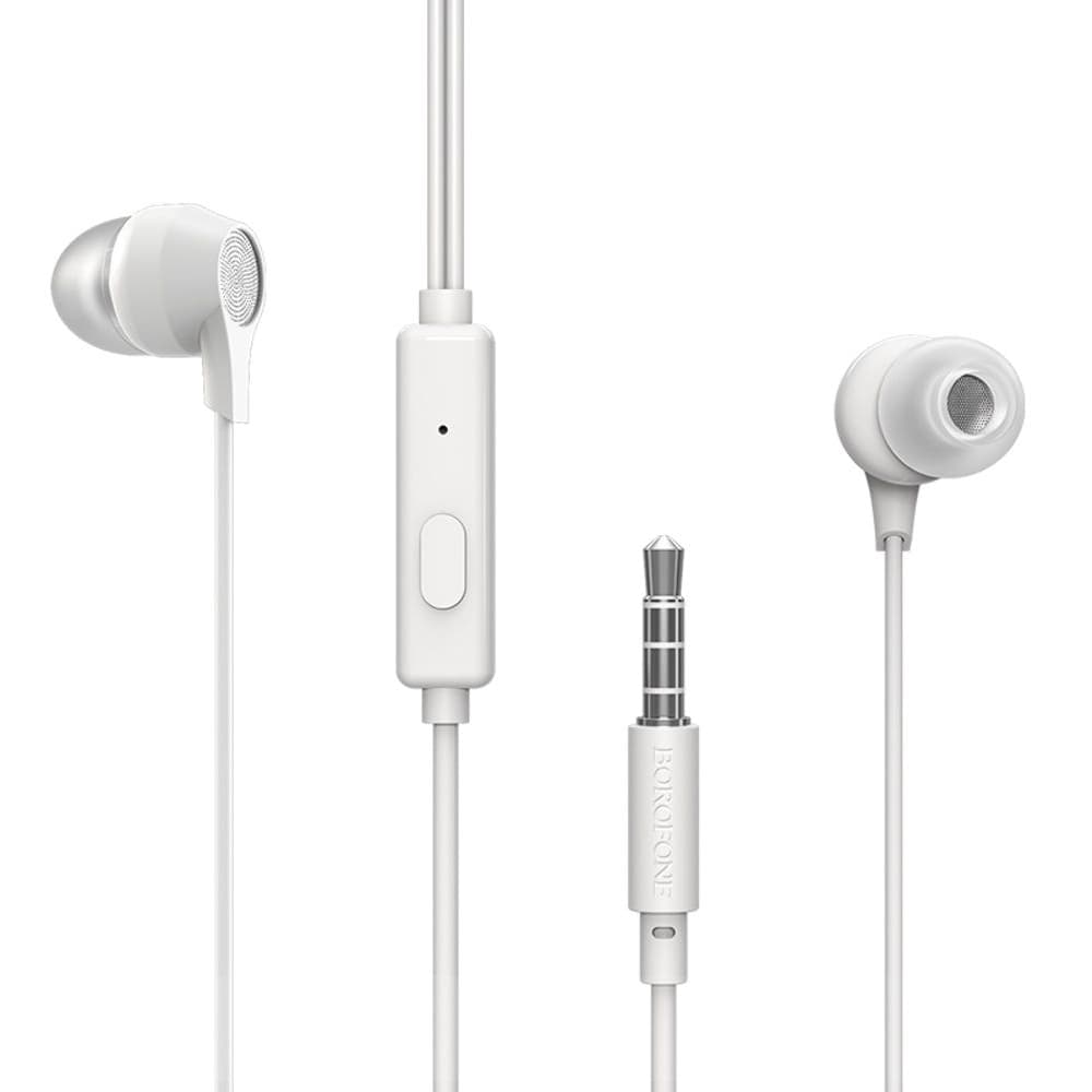 Наушники вакуумные Borofone BM28, белые