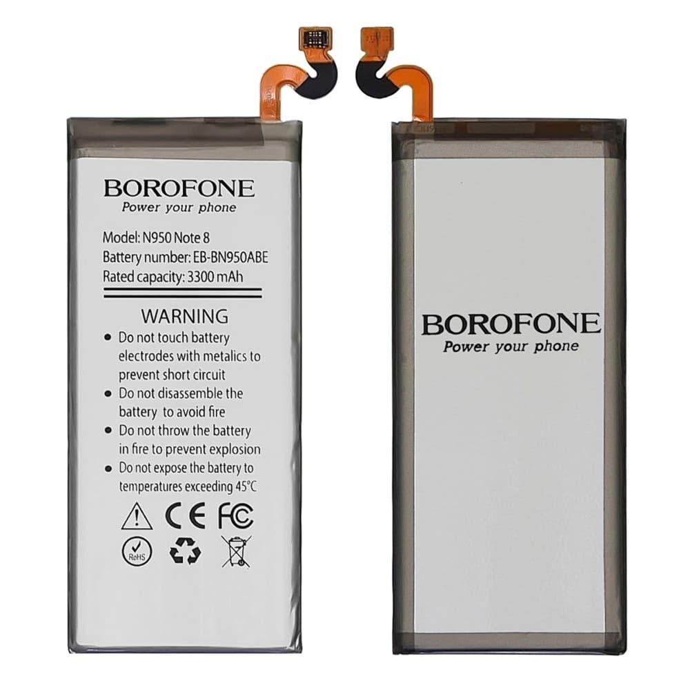 Акумулятор Samsung SM-N950 Galaxy Note 8, EB-BN950ABA, EB-BN950ABE, Borofone | 3-12 міс. гарантії | АКБ, батарея, аккумулятор