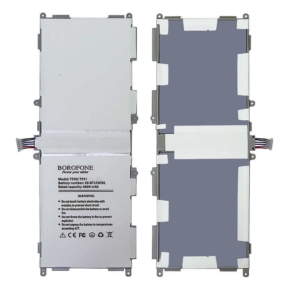 Акумулятор Samsung SM-T530 Galaxy Tab 4 10.1, SM-T531 Galaxy Tab 4 10.1 3G, SM-T535 Galaxy Tab 4 10.1 3G, EB-BT530FBE, EB-BT530FBU, Borofone | 3-12 міс. гарантії | АКБ, батарея, аккумулятор