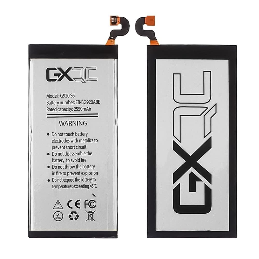 Акумулятор Samsung SM-G920 Galaxy S6, EB-BG920ABE, GX | 2-6 міс. гарантії | АКБ, батарея, аккумулятор