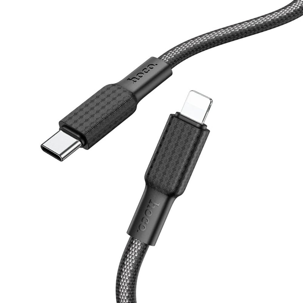 USB-кабель Hoco X69, Type-C на Lightning, 100 см, Power Delivery (20 Вт), чорний