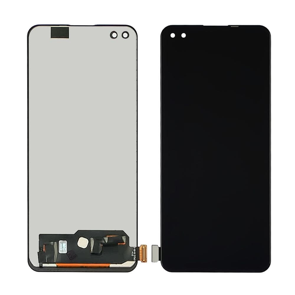 Дисплей Oppo A93, CPH2121, CPH2123, Reno 4, Reno 4 Lite,  CPH2121, CPH2123, PDPM00, PDPT00, CPH2091, CPH2125, чорний | з тачскріном | High Copy, IPS | дисплейный модуль, экран