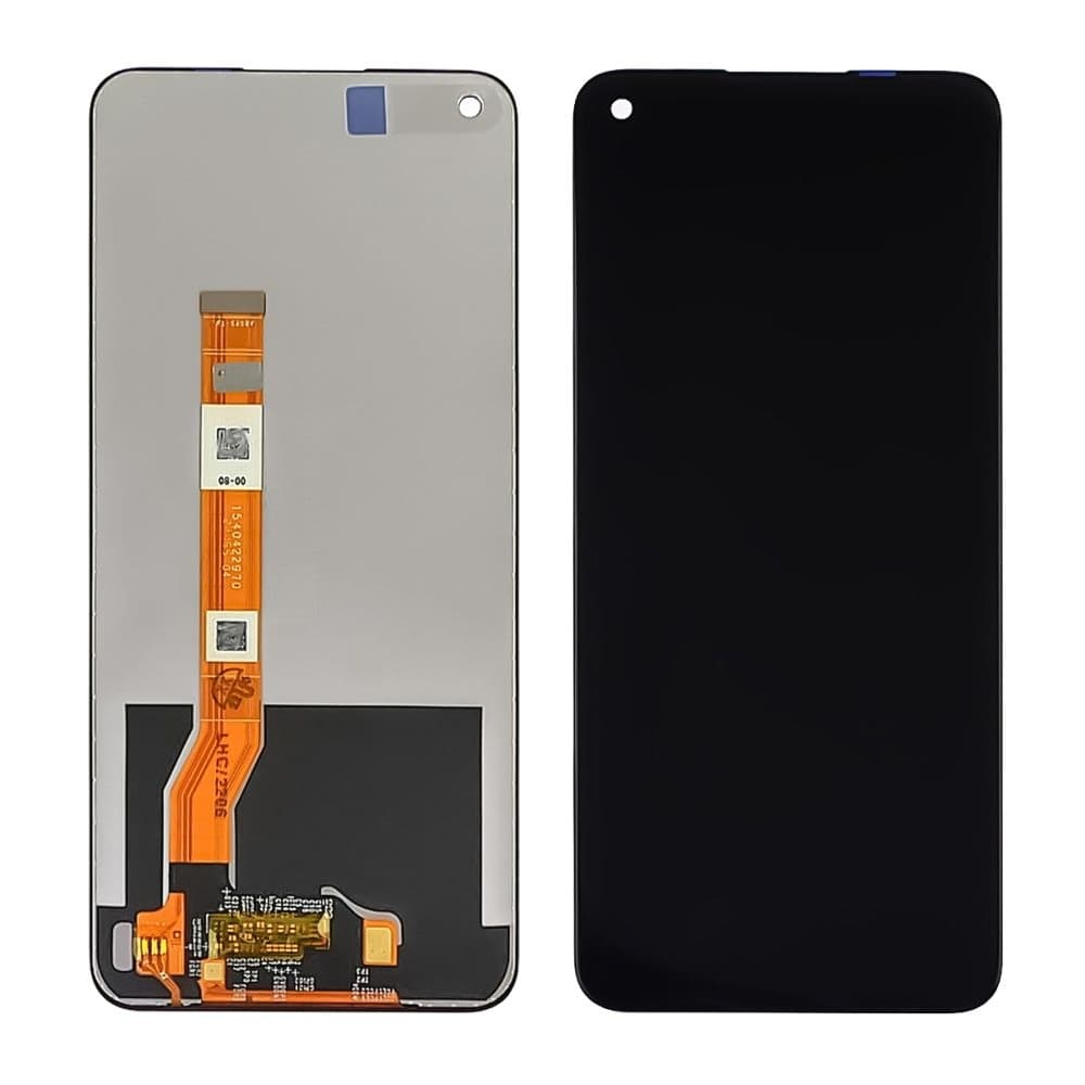 Дисплей Realme 8i, RMX3151, 9i, RMX3491, 9 Pro, RMX3471, RMX3472, Narzo 50, RMX3286, чорний | з тачскріном | High Copy | дисплейный модуль, экран