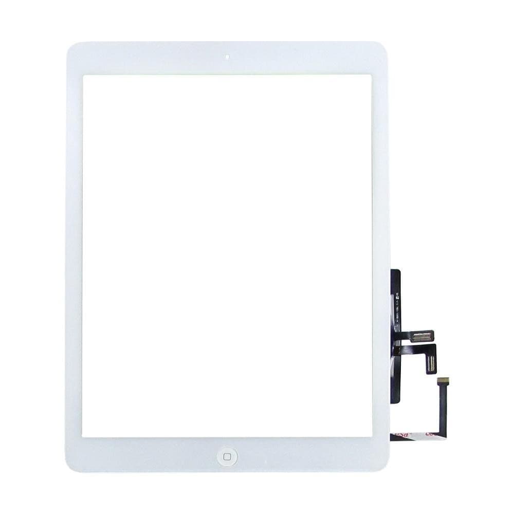 Тачскрин Apple iPad Air (iPad 5), A1474, A1475, A1476, A1484, білий, со шлейфом, с кнопкой HOME | Original (PRC) | сенсорное стекло, экран