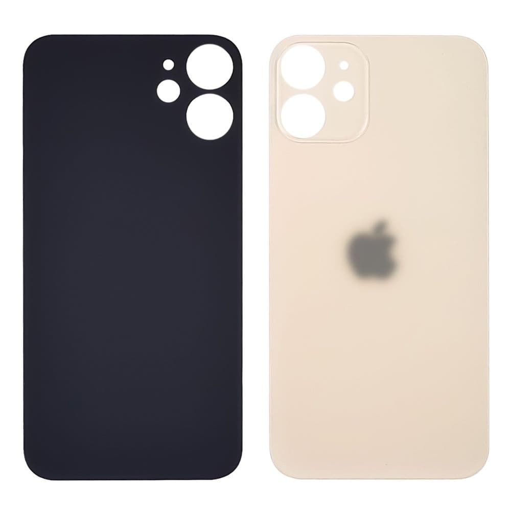 Задня кришка Apple iPhone 12 Mini, біла, не потрібно знімати скло камери, big hole, Original (PRC) | корпус, крышка аккумулятора, АКБ, батареи