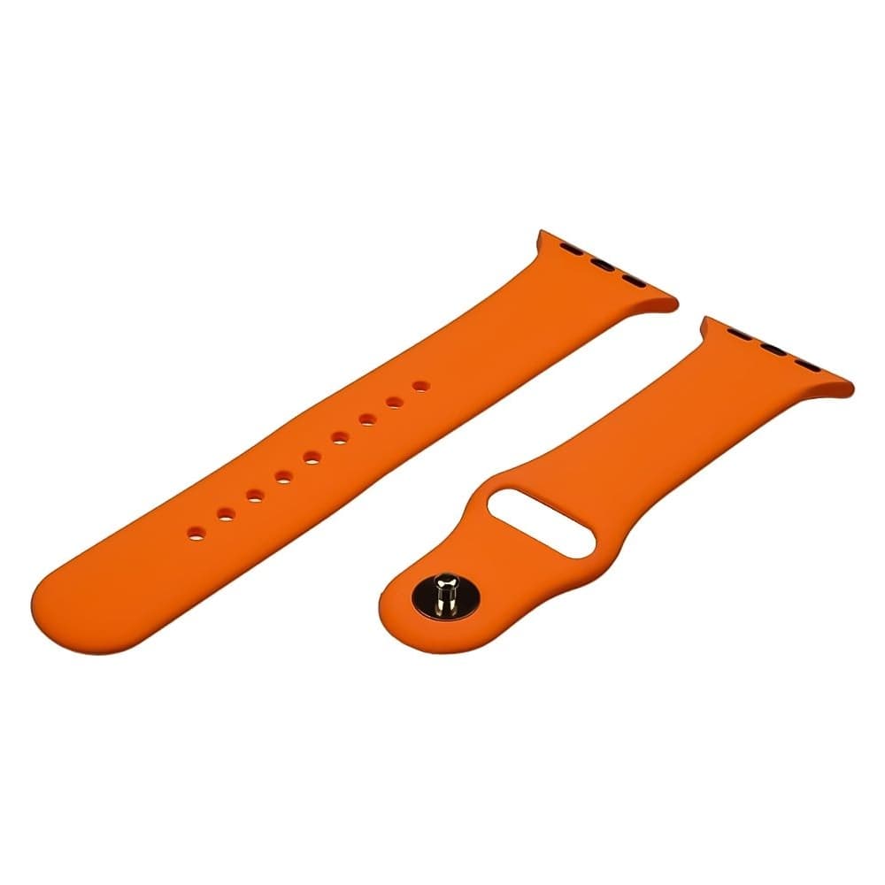 Ремінець силіконовий для Apple Watch Sport Band, 42 мм, 44 мм, 45 мм, розмір L, колір 52 | ремешок силиконовый