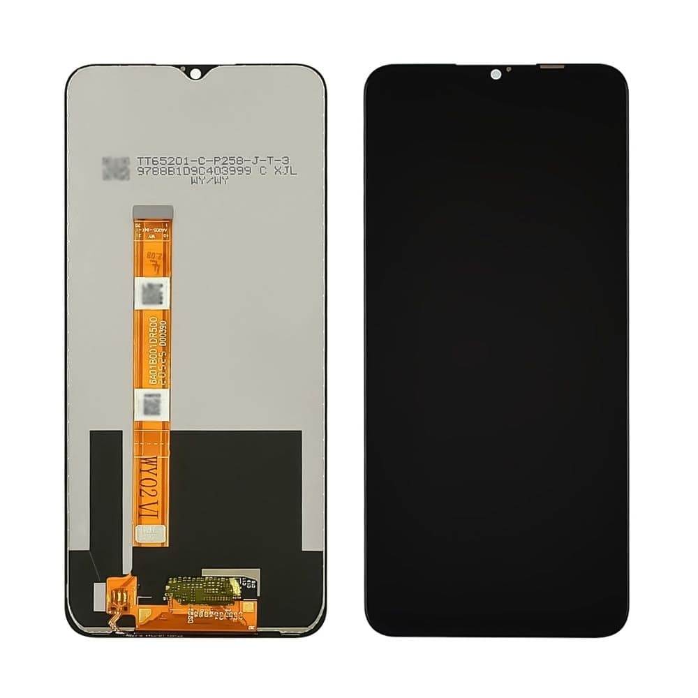 Дисплей Oppo A55 5G, PEMM00, PEMM20, PEMT00, PEMT20, чорний | з тачскріном | High Copy | дисплейный модуль, экран