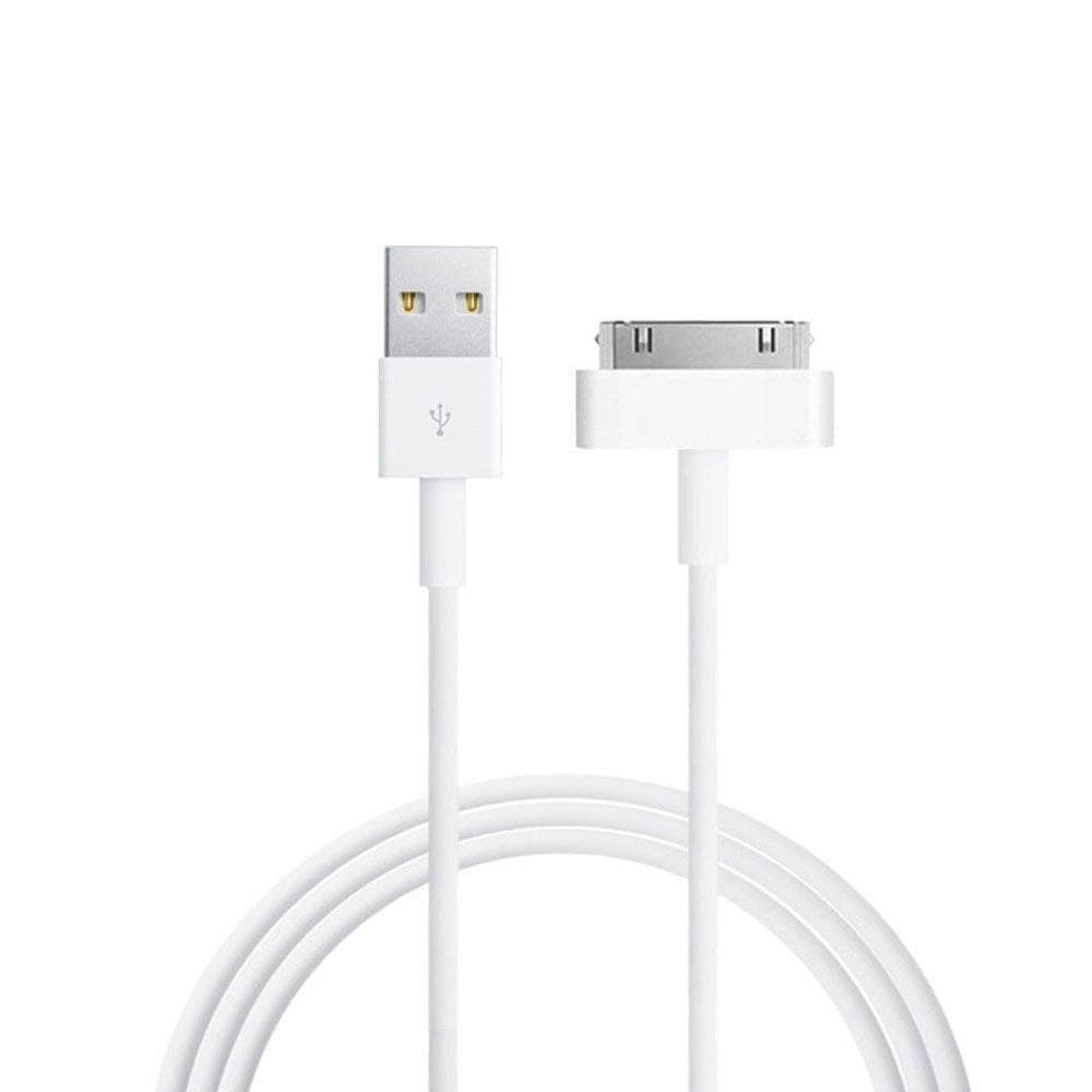 USB-кабель Apple iPhone 2G, iPhone 3G, iPhone 3GS, iPhone 4, iPhone 4S, 100 см, білий