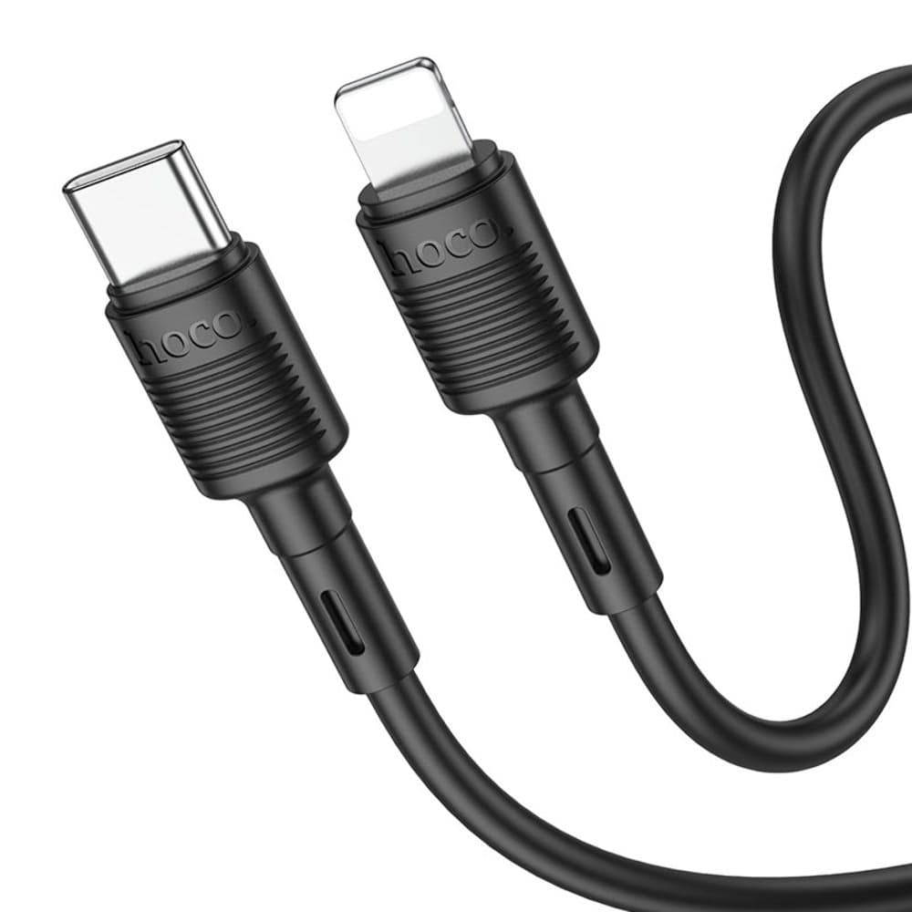 USB-кабель Hoco X83, Type-C на Lightning, Power Delivery (20 Вт), 100 см, чорний