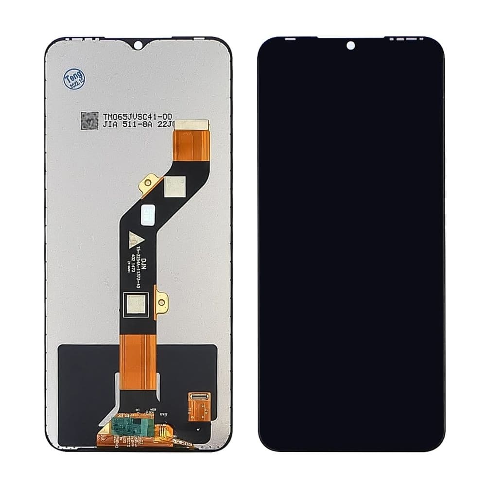 Дисплей Tecno Spark 8C, KG5k, KG5j, KG5n, чорний | з тачскріном | Original (PRC) | дисплейный модуль, экран