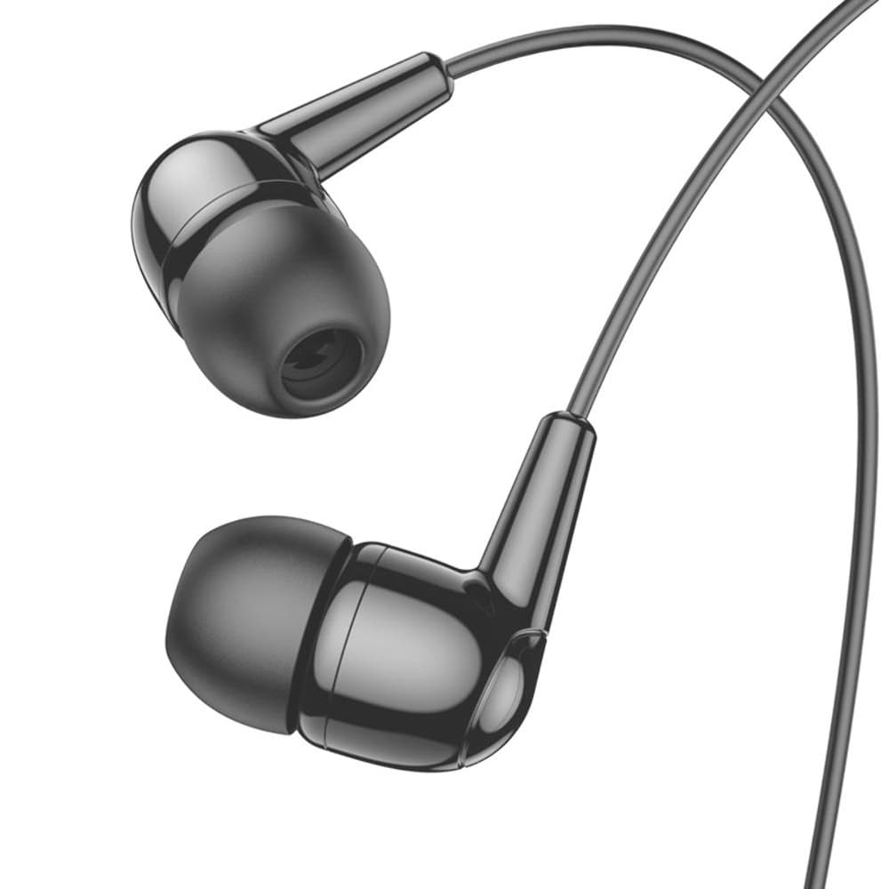 Наушники проводные вакуумные Hoco M97, с микрофоном, Jack 3.5, черные