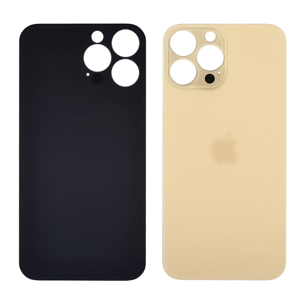 Задня панель Apple iPhone 13 Pro Max, золотиста, Gold, не потрібно знімати скло камери, big hole, Original (PRC) | корпус, крышка аккумулятора, АКБ, батареи