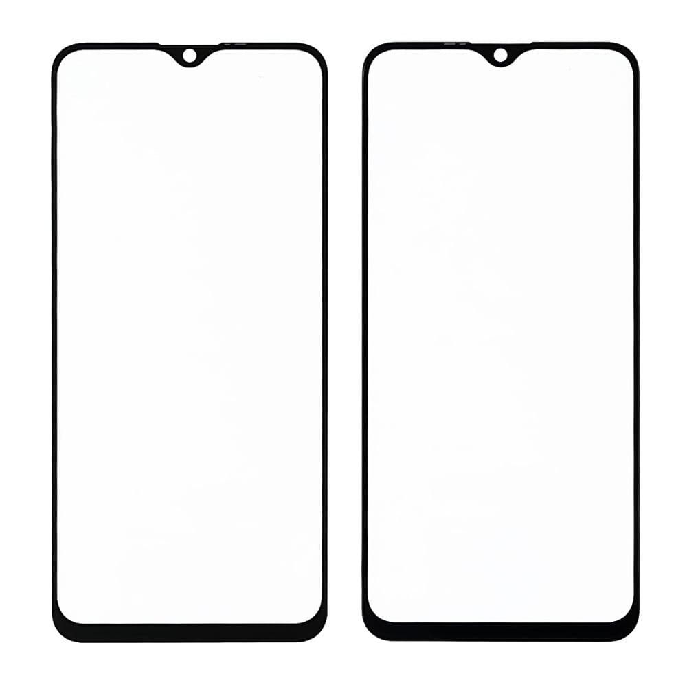 Стекло дисплея Vivo Y19, Y5s, черное, с OCA-пленкой | стекло тачскрина