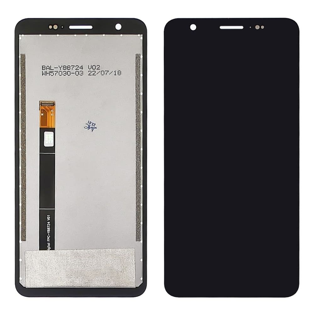 Дисплей Blackview BV6600, чорний | з тачскріном | Original (PRC) | дисплейный модуль, экран