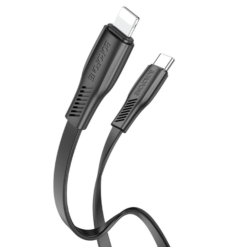 USB-кабель Borofone BX85, Type-C на Lightning, 3.0 А, 100 см, чорний