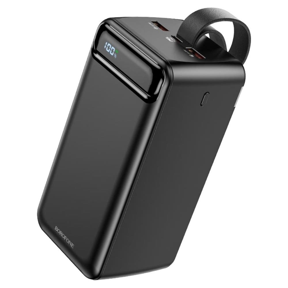 Power bank Borofone BJ14D, 50000 mAh, 22.5 Вт, Power Delivery (20 Вт), Quick Charge 3.0, черный