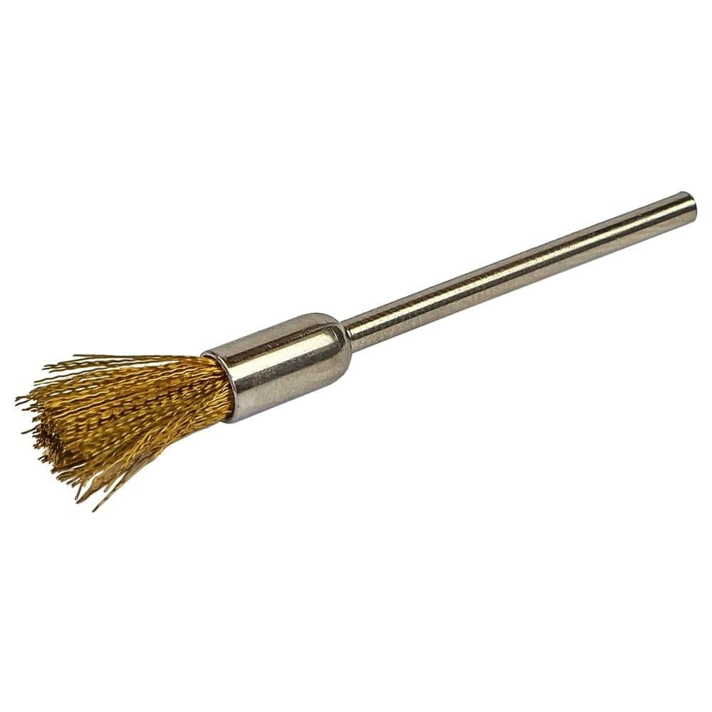 Щетка латунная, торцевая Kaisi Wire Brush, длина щетины 1.2 см, диаметр 0.5 см