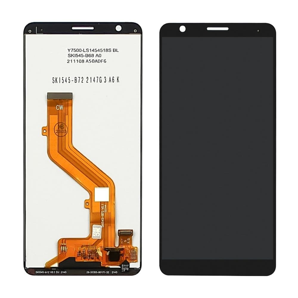 Дисплей ZTE Blade A31, чорний | з тачскріном | Original (PRC) | дисплейный модуль, экран