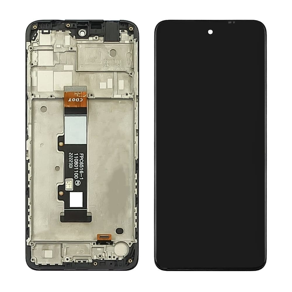 Дисплей Motorola Moto G22, XT2231, XT2231-2, чорний | з тачскріном | в передній панелі | Original (PRC) | дисплейный модуль, экран