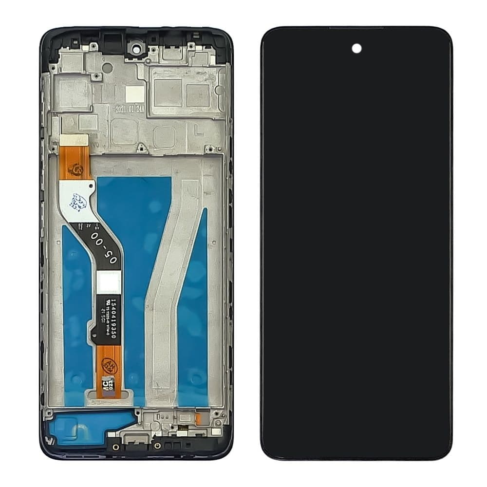 Дисплей Motorola Moto G60, XT-2135, XT2135-2, PANB0001IN, PANB0013IN, PANB0015IN, чорний | з тачскріном | в передній панелі | Original (PRC) | дисплейный модуль, экран