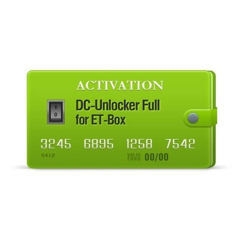 DC-Unlocker Full активация ET-Box