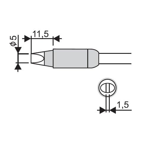 Goot RX-85HRT-5D - паяльное жало-нагреватель