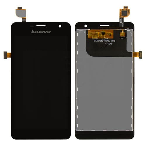 Дисплей Lenovo K860, чорний | з тачскріном | Original (PRC), РОЗПРОДАЖ! | дисплейный модуль, экран