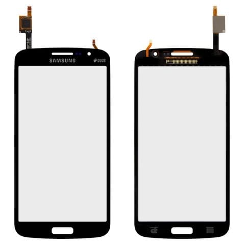 Тачскрин Samsung SM-G7102 Galaxy Grand 2 Duos, SM-G7105 Galaxy Grand 2, SM-G7106 Galaxy Grand 2 Duos, чорний | Original (PRC) | сенсорное стекло, экран