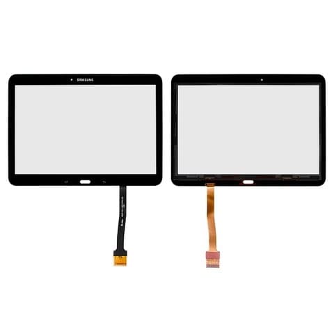Тачскрин Samsung SM-T530 Galaxy Tab 4 10.1, SM-T531 Galaxy Tab 4 10.1 3G, SM-T535 Galaxy Tab 4 10.1 3G, чорний | Original (PRC) | сенсорное стекло, экран