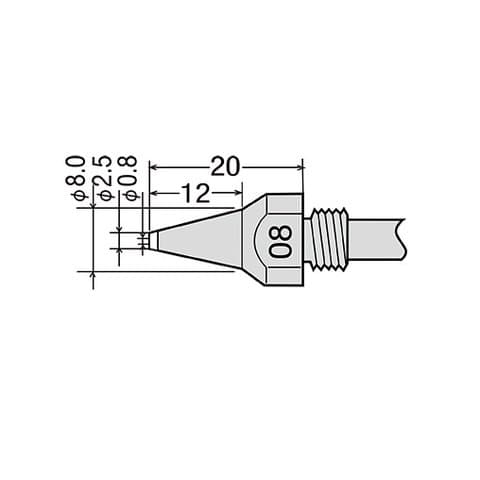 Goot TP-100N-08 - Наконечник для демонтажного пистолета