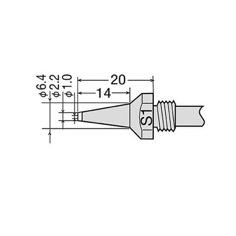 Goot TP-100N-S1 - Наконечник для демонтажного пистолета