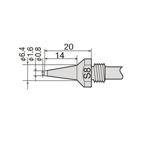 Goot TP-100N-S8 - Наконечник для демонтажного пистолета