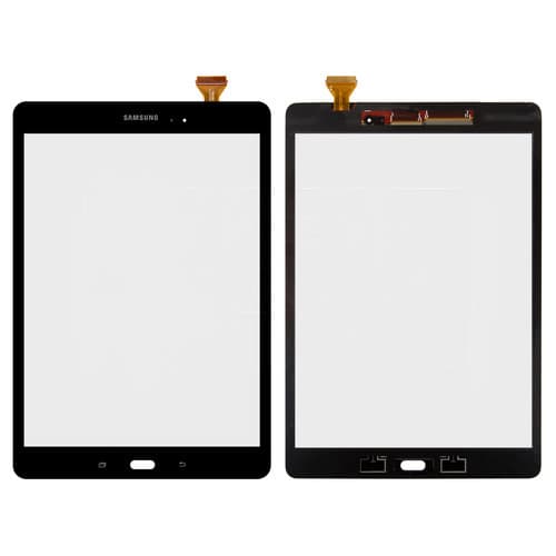 Тачскрин Samsung SM-T550 Galaxy Tab A 9.7, SM-T555 Galaxy Tab A 9.7, чорний | Original (PRC) | сенсорное стекло, экран