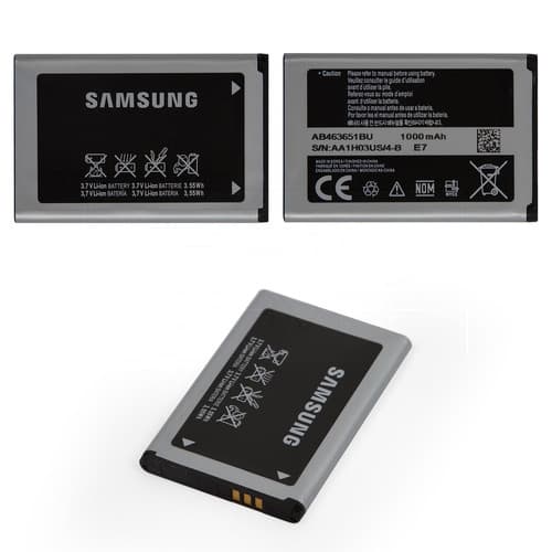 Акумулятор Samsung SM-B312E Duos, GT-B3410, GT-B5310 CorbyPRO, GT-C3200 Monte Bar, GT-C3222 Ch@t Duos 322 Lite, GT-C3312 Champ Deluxe Duos, GT-C3322 Duos, GT-C3330 Champ 2, GT-C3332 Champ 2 Duos, GT-C3500 Ch@t 350, GT-C3510 Corby Pop, GT-C3530, GT-C3780, GT-C3782 Evan, GT-C5220, GT-C5510, GT-C6112 Duos, GT-E2222 Ch@t 222 Duos, GT-M3310, GT-M3710 Corby Beat, GT-M5650 Lindy, GT-M7500, GT-M7600 Beat DJ, GT-S3370 Corby 3G, GT-S3650 Corby, GT-S5260 Star 2, GT-S5270 Ch@t 527, GT-S5292, GT-S5500 Eco, GT-S5550 Shark 2, GT-S5560 Marvel, GT-S5600 Preston, GT-S5610, GT-S5611, GT-S5620 Monte, GT-S5630 Galaxy Y, GT-S7070 Diva, GT-S7220 Ultra B, GT-S9402 Ego, SGH-F270 Beat, SGH-F400, SGH-J800 Luxe, SGH-L700, SGH-L750, SGH-P220, SGH-P260, AB463651BU, Original (PRC) | 3-12 міс. гарантії | АКБ, батарея, аккумулятор