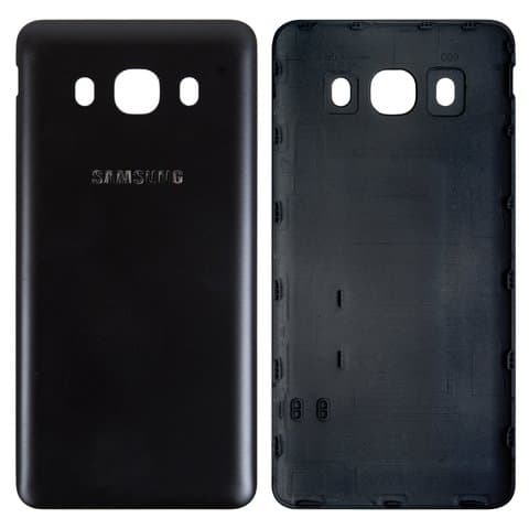 Задняя крышка Samsung SM-J5108 Galaxy J5 (2016), SM-J510 Galaxy J5 (2016), черная, Original (PRC) | корпус, панель аккумулятора, АКБ, батареи