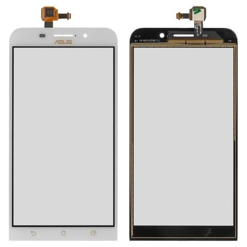 Тачскрин Asus Zenfone 3 Laser (ZC551KL), білий | Original (PRC) | сенсорное стекло, экран