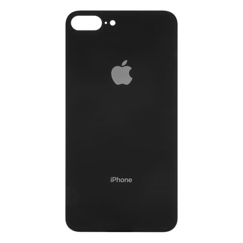 Задня панель Apple iPhone 8 Plus, чорна, потрібно знімати скло камери, small hole, Original (PRC) | корпус, крышка аккумулятора, АКБ, батареи