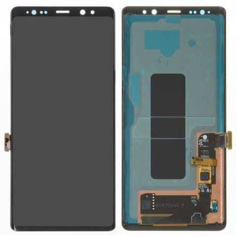 Дисплей Samsung SM-N950 Galaxy Note 8, чорний, Midnight Black | з тачскріном | Original (PRC), AMOLED | дисплейный модуль, экран