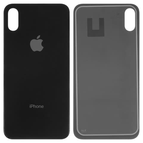 Задня панель Apple iPhone X, чорна, потрібно знімати скло камери, small hole, High Copy | корпус, крышка аккумулятора, АКБ, батареи