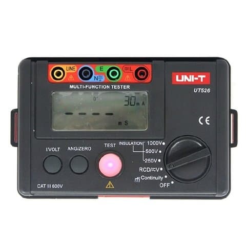 Измеритель УЗО, сопротивления изоляции и заземления UNI-T UT526