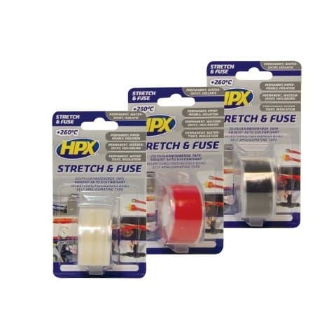 Лента вулканизирующая силиконовая HPX 25 мм, 3 м, желтая (блистер)