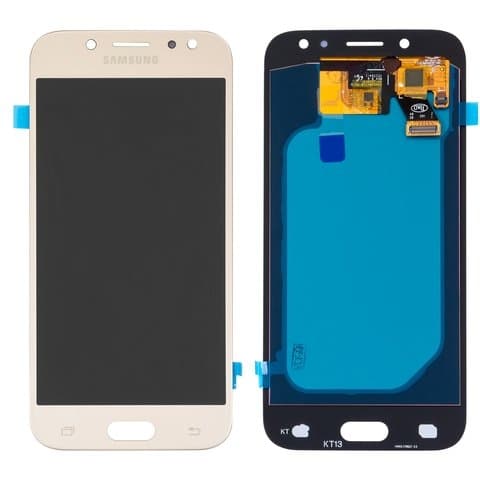 Дисплей Samsung SM-J530 Galaxy J5 (2017), золотистий | з тачскріном | High Copy, OLED | дисплейный модуль, экран