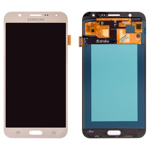 Дисплей Samsung SM-J700 Galaxy J7, золотистий | з тачскріном | High Copy, OLED | дисплейный модуль, экран